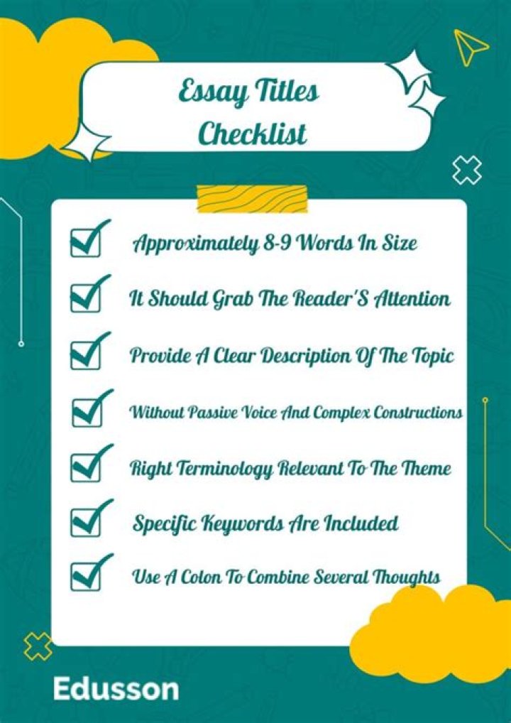 A Guide To Captivating Titles